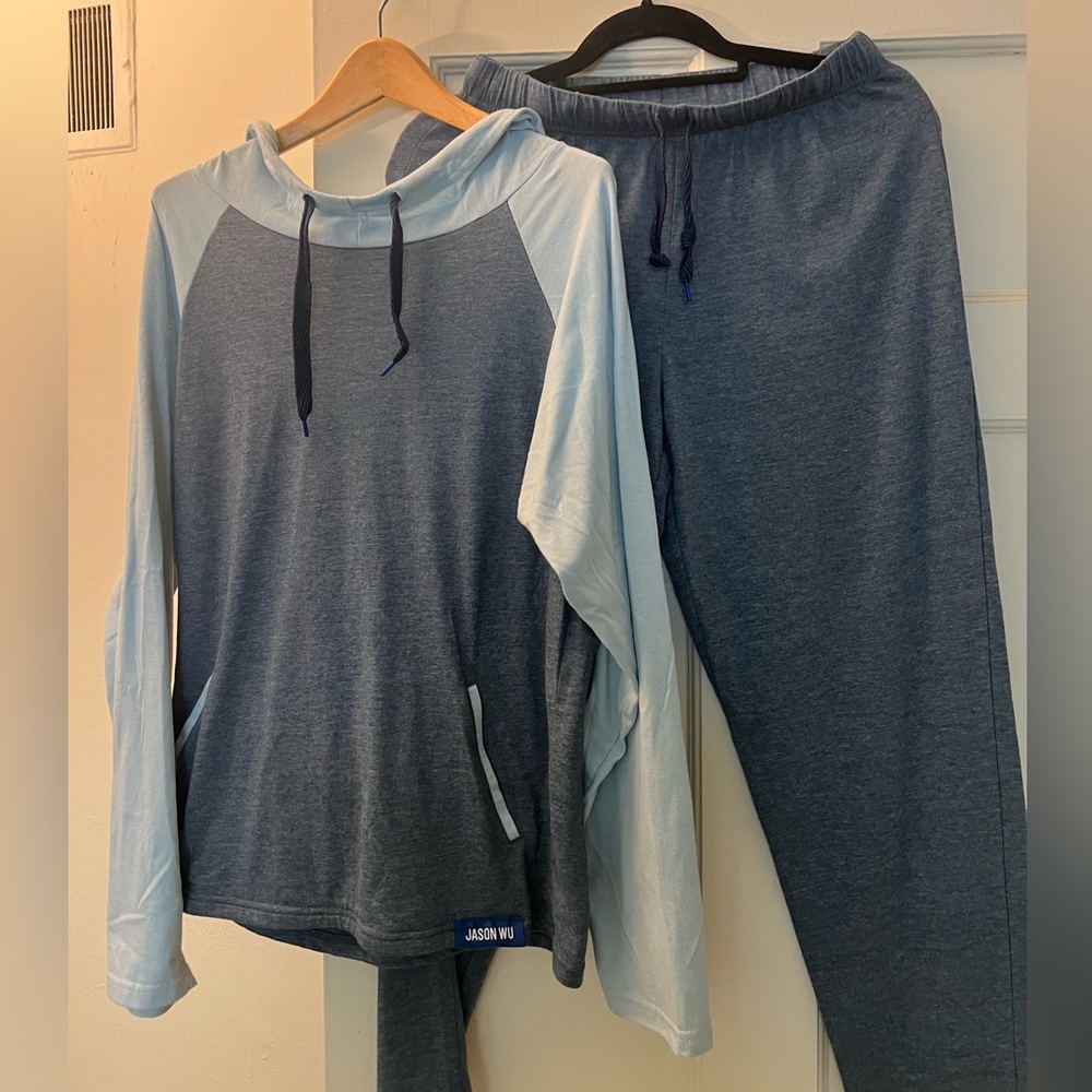 Jason Wu for EVA Air Long Sleeve Hooded Pajama set Loungewear women W